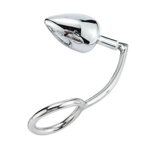 with Hook Set 4663 Steel Cock Ring DiscreetChoice Stainless Anal 0613